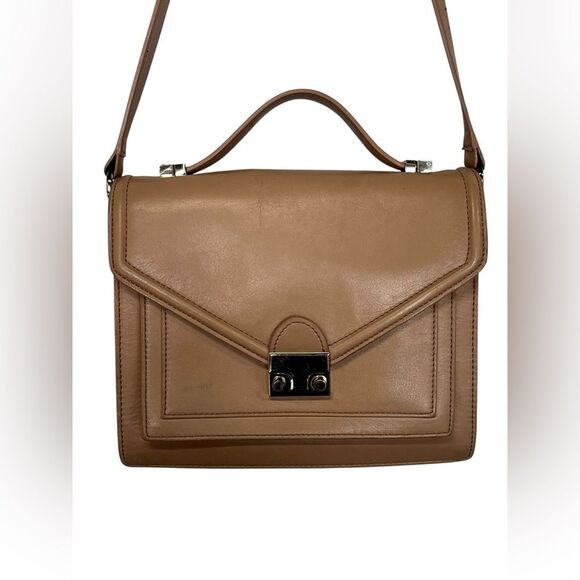 Loeffler Randall Rider Natural Leather Shoulder Bag - Picture 4 of 10
